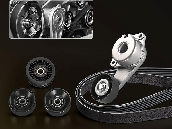 Amazon.com: JAVOUKA Belt Tensioner Pulley Serpentine Belt
