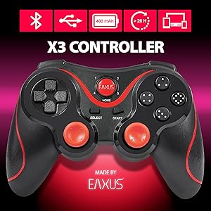 Eaxus Android Bluetooth Controller Gamepad kompatibel mit Smartphone Handy