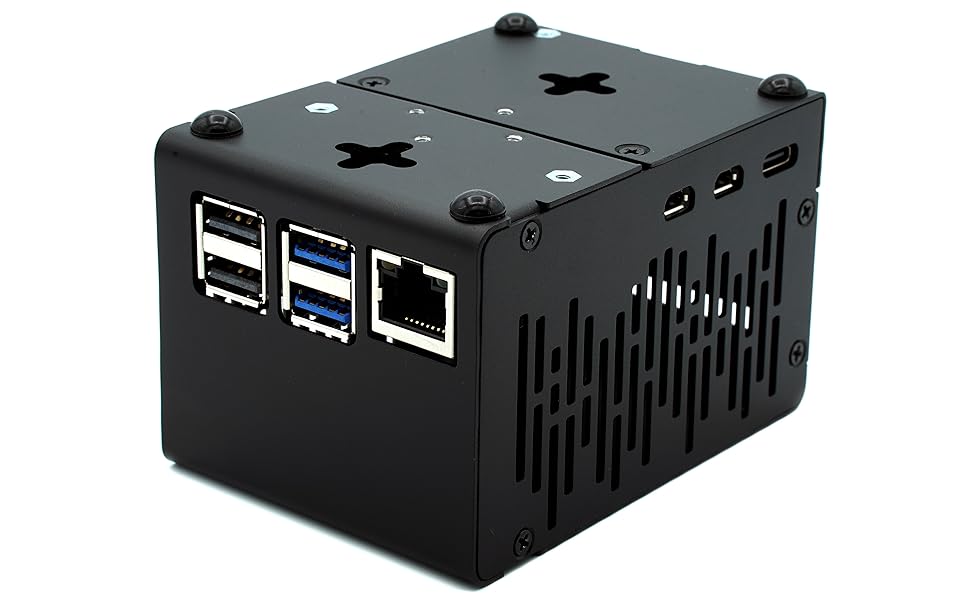KKSB Cases Raspberry Pi 5 Case - Space for Official Raspberry Pi Active ...