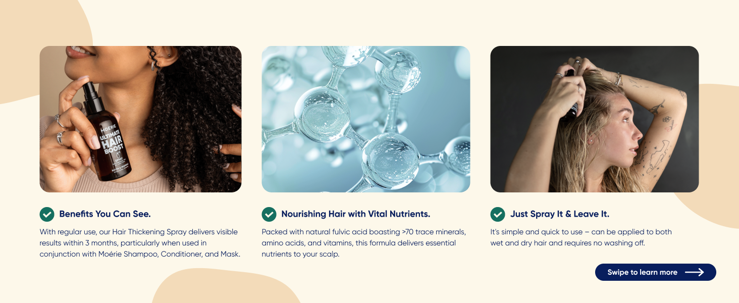 Moérie Ultimate Hair Boost Thickening Spray