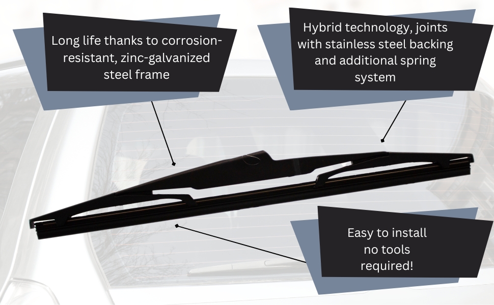 SHS Wipers Fits Hyundai i10 20132019 Quality Rear Wiper Blade 11