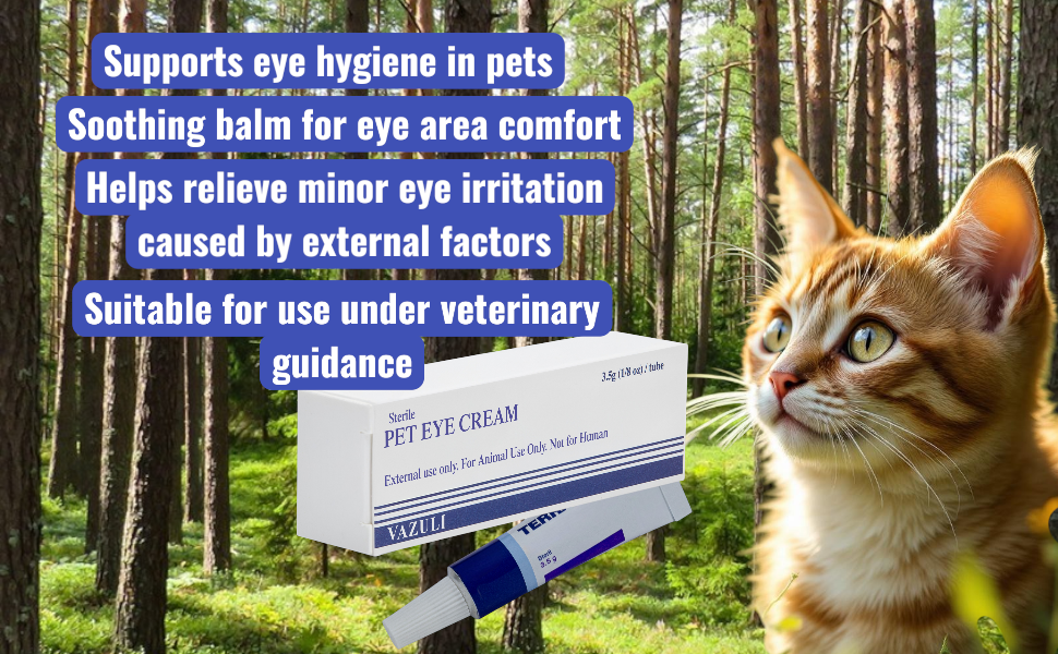 pet eye cream ointment drop cat dogs rabbit animal birds Health vazuli veterra