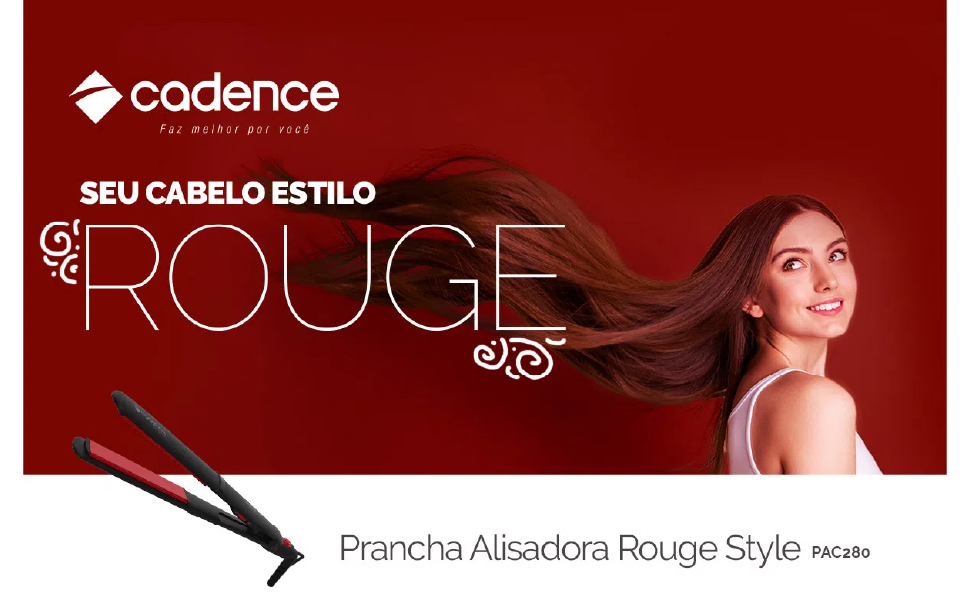 Prancha Alisadora de Cabelo Cadence Rouge Style