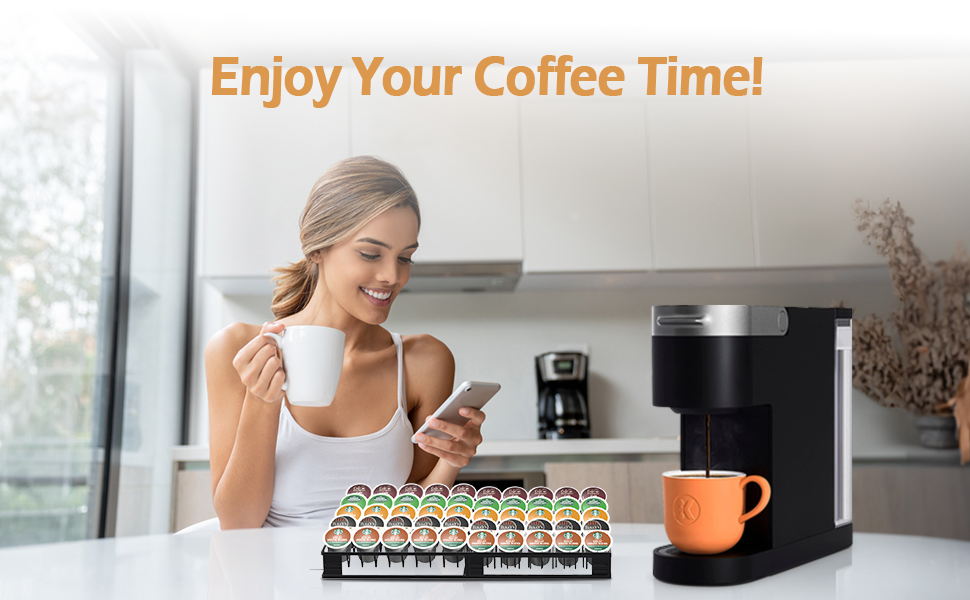 Kssiaz K Cup Holder, Expandable Coffee Pod Holder