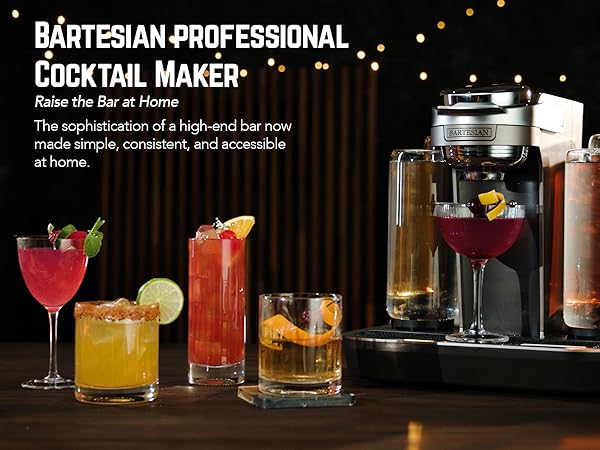 Ease of Use & Setup: Plug and Play Mixology feature view