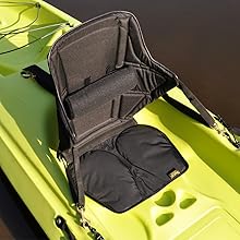 Skwoosh High Back Kayak Seat with Lumbar Roll