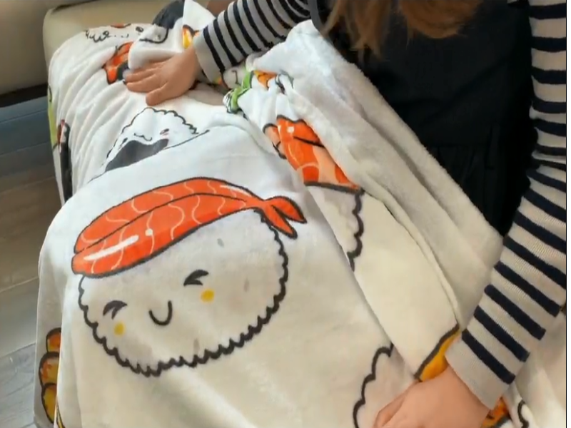 Geometric Circle Flannel Fleece Throw Blanket, Geometry All