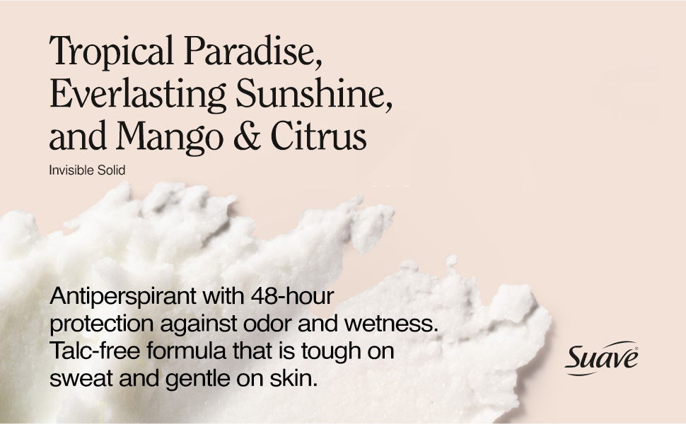 Suave Tropical Paradise, Everlasting Sunshine & Mango Citrus