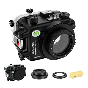 SONY - 【最終価格】sony α5100 40m防水ハウジング 海中撮影 Amazon | Seafrogs 40m/130フィート 水中カメラハウジング 標準