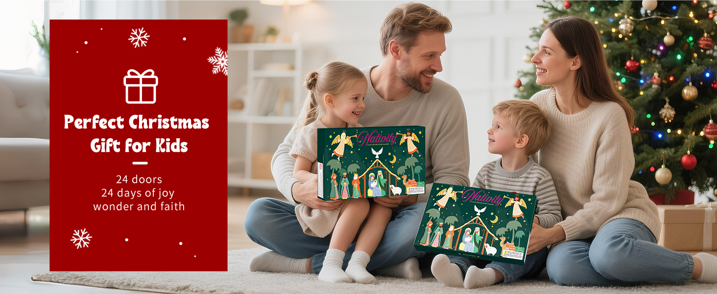 Nativity Advent Calendar 2025 Kids