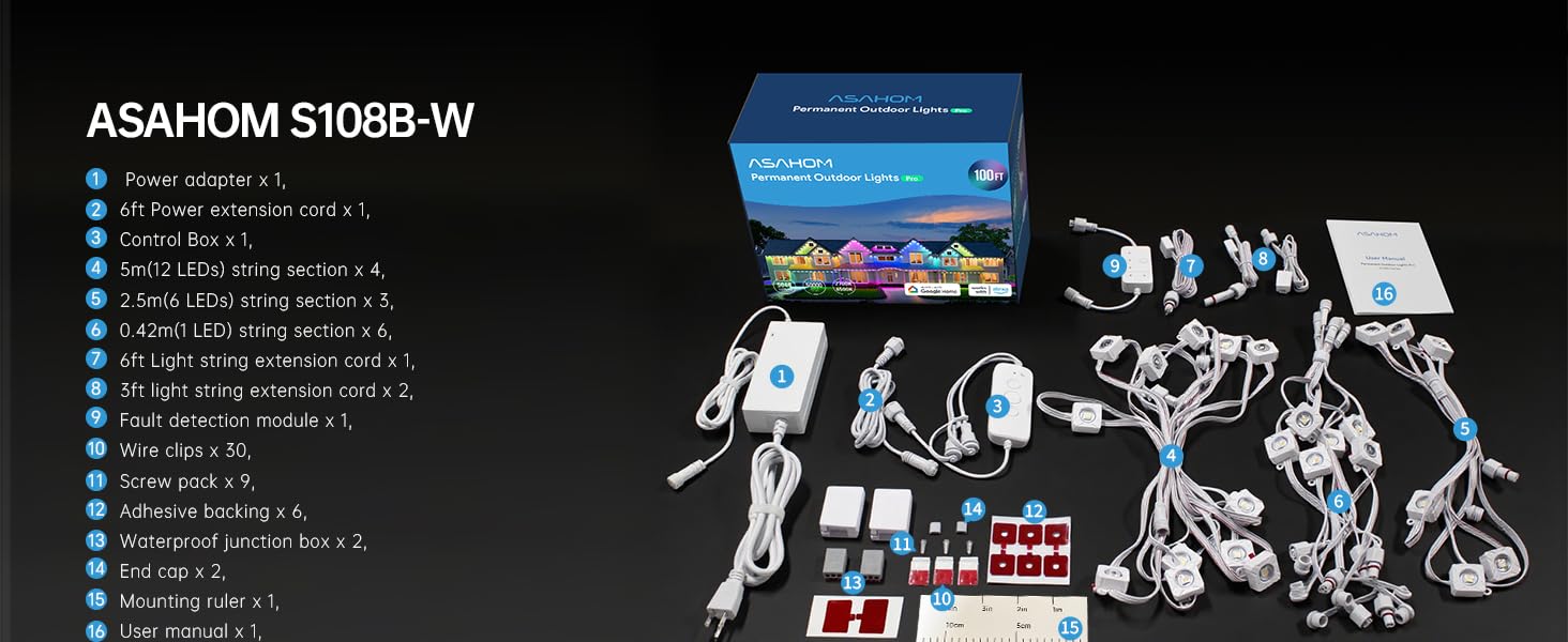 permanent outdoor lights