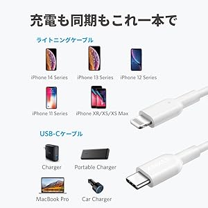 Amazon.co.jp: Anker PowerLine II USB-C & ライトニング