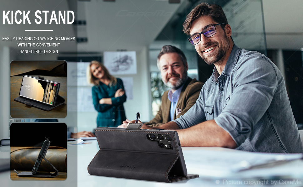 KICK STAND EASILY READING OR WATCHING MOVIES WITH THE CONVENIENT HANDS-FREE DESIGN
