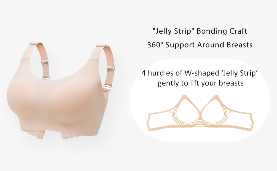 Vinfact Silky Smooth Bras for Women No Underwire Wireless Bralettes