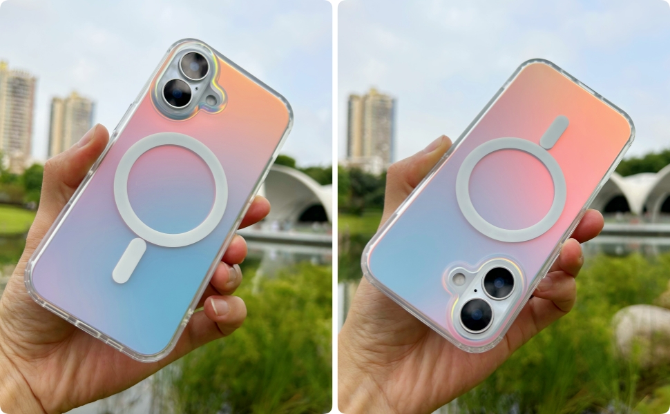 Tksafy for iPhone 16 Case, Compatible with MagSafe, Cute