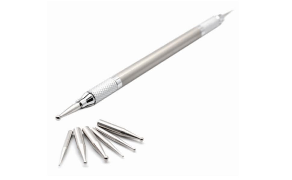 Crafter's 8 in 1 Embossing, Scoring and Stylus Tool Stainless, Matt