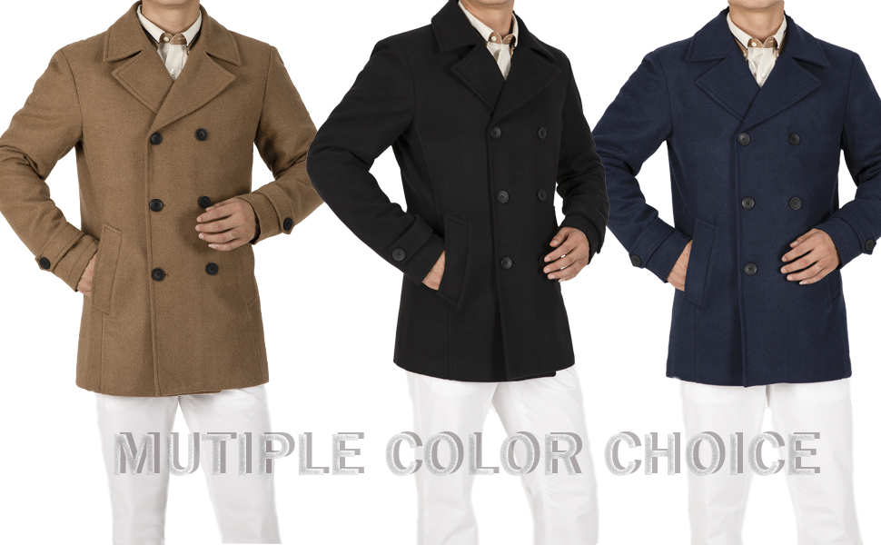 heavyweight fashion overcoat for men