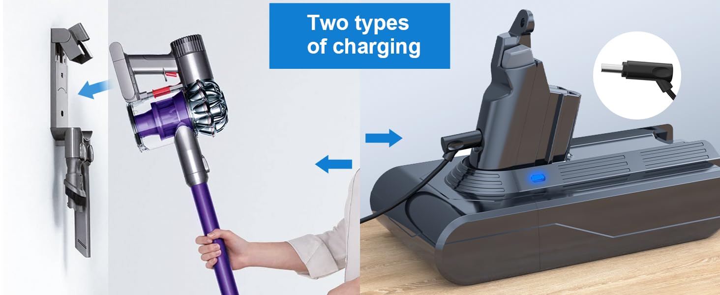 YABER 7000mAh Battery for Dyson V7 Battery Replacement for Dyson SV11, V7 Trigger