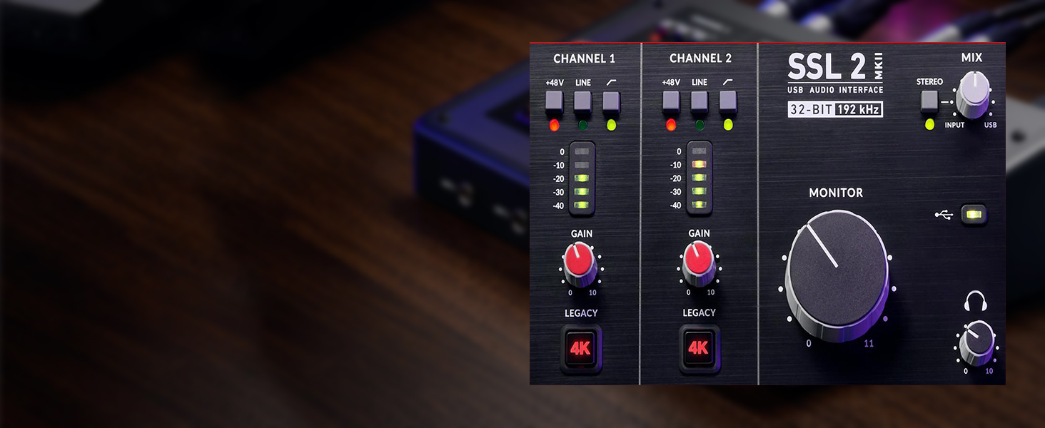 Amazon.com: Solid State Logic SSL 2 MKII 2 x 2 USB Audio Interface with ...