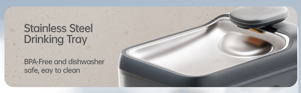 stainless steel drinking tray