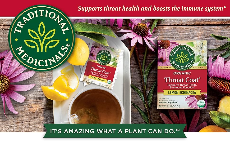 Throat Coat Lemon Echinacea Tea