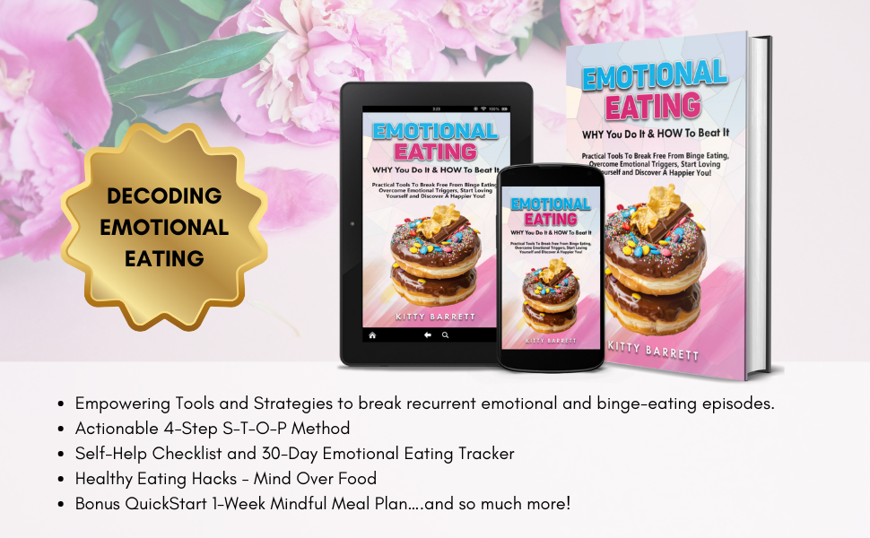 Actionable steps, Tools, Strategies to stop emotional and binge-eating, checklist, Eating advice