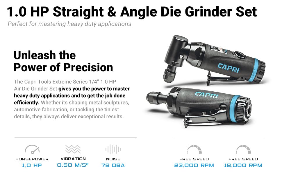 Capri Tools Die Grinder Set