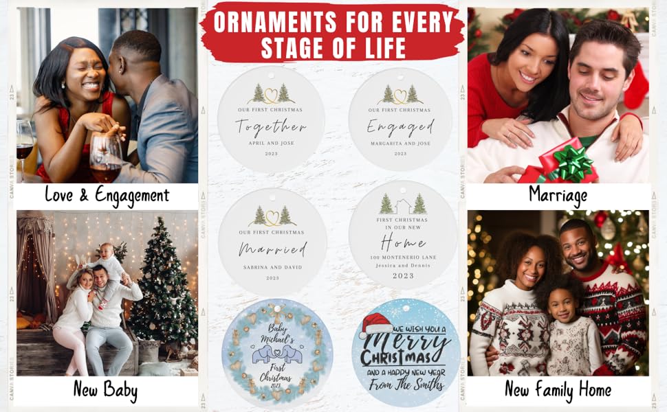 First Christmas in New Home Ornament 2023 New Home Gift Ideas New Neighbor