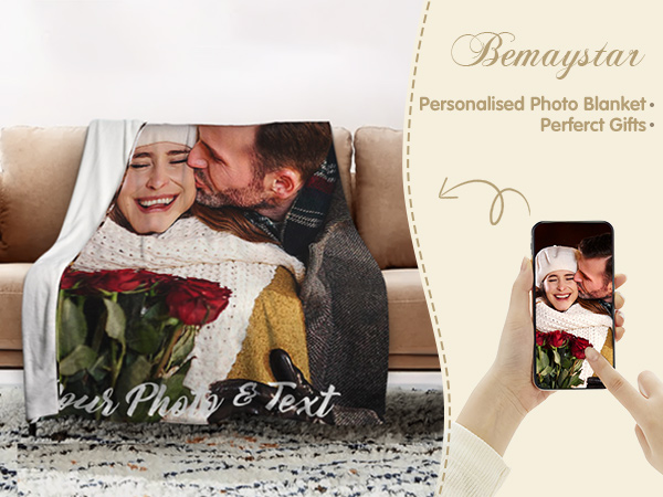 Amazon.com: Bemaystar Custom Blanket - Personalized Gifts ...