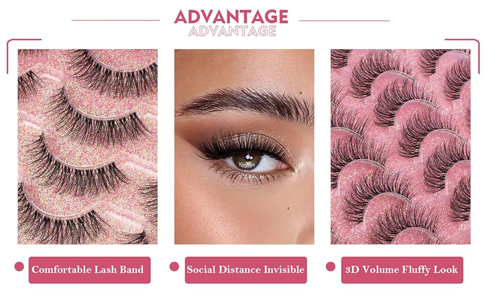 wispy eyelashes pack 