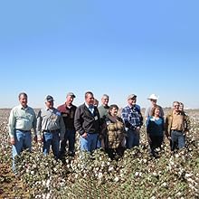 Group of cotton farmers in the field