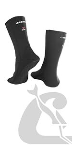 anti slip socks for fins, fins socks, dive socks, cressi socks