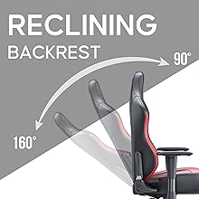 folding office chair foldable racing ergonomic computer chairs for adults rest high cushion arm