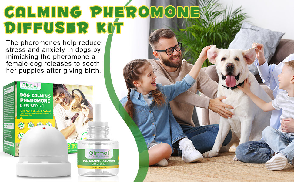 VFjVlVdG Calming Diffuser for Dogs & Cats, Pheromones Diffuser Anxiety Relief Diffuser with 30 Day Refill - Comfort, Calming and Relax Anxious Dog and Other Problematic Behaviors| 48 ml (Cats) 9 Calm Home Diffuser with 30 Day Refill - Comfort, Calming and Anxious Dog, Anti-Stress