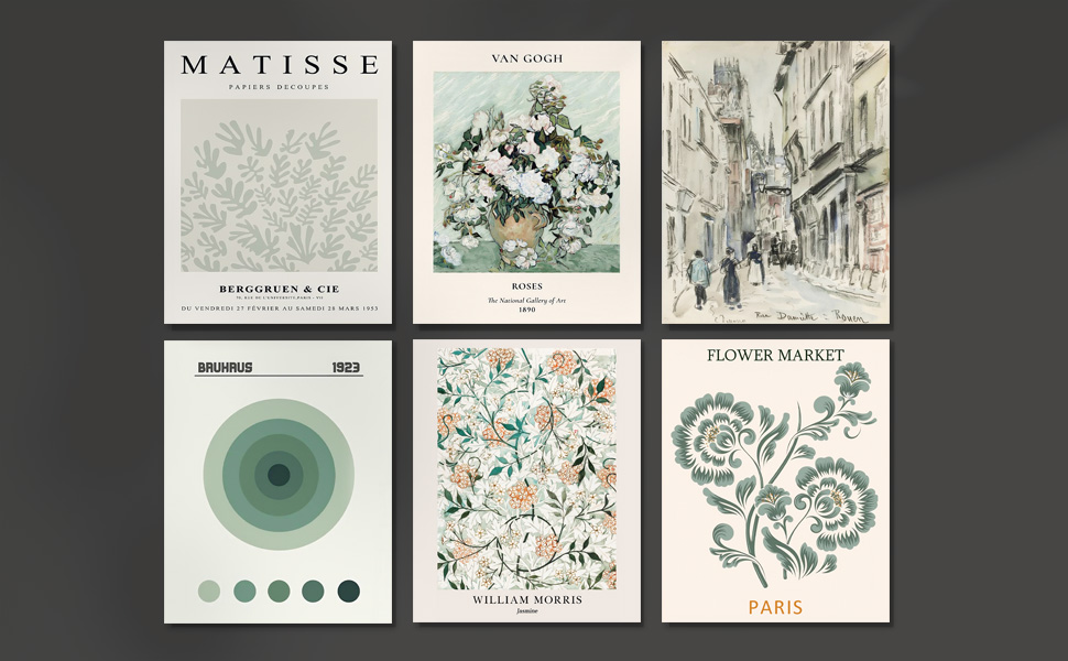 Matisse Wall Art Posters Canvas Prints  Vintage Decor Abstract Wall Art Prints for Bedroom Decor