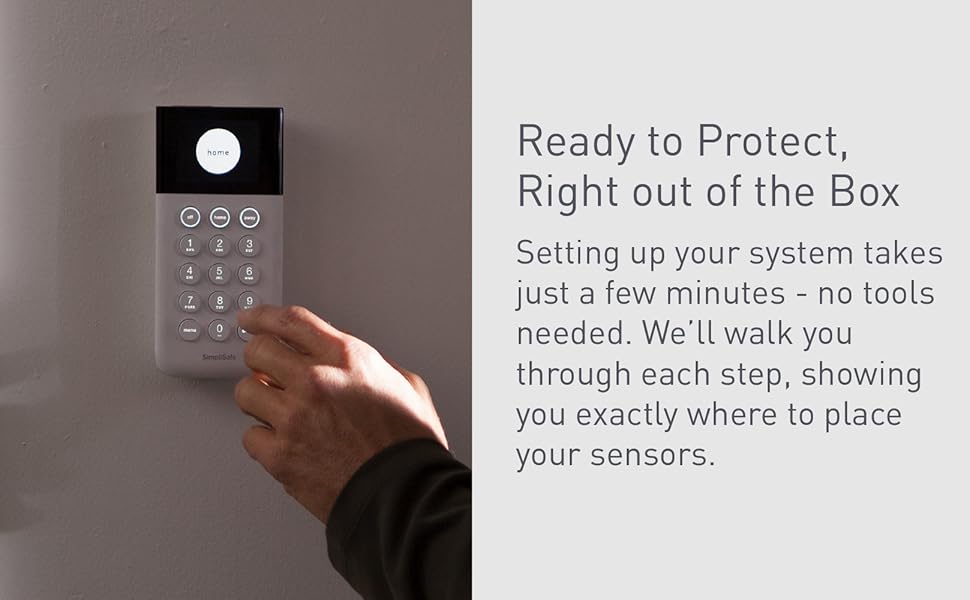 SimpliSafe 10 Piece Wireless Home Security System with