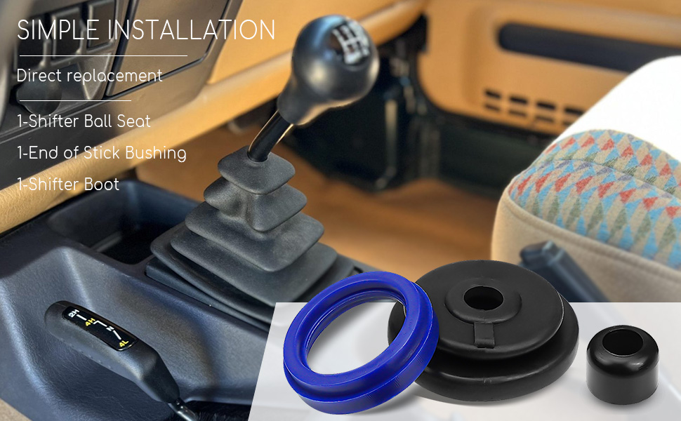 ULZOZN 5 Speed Transmission Shifter Repair Kit Fit for Jeep