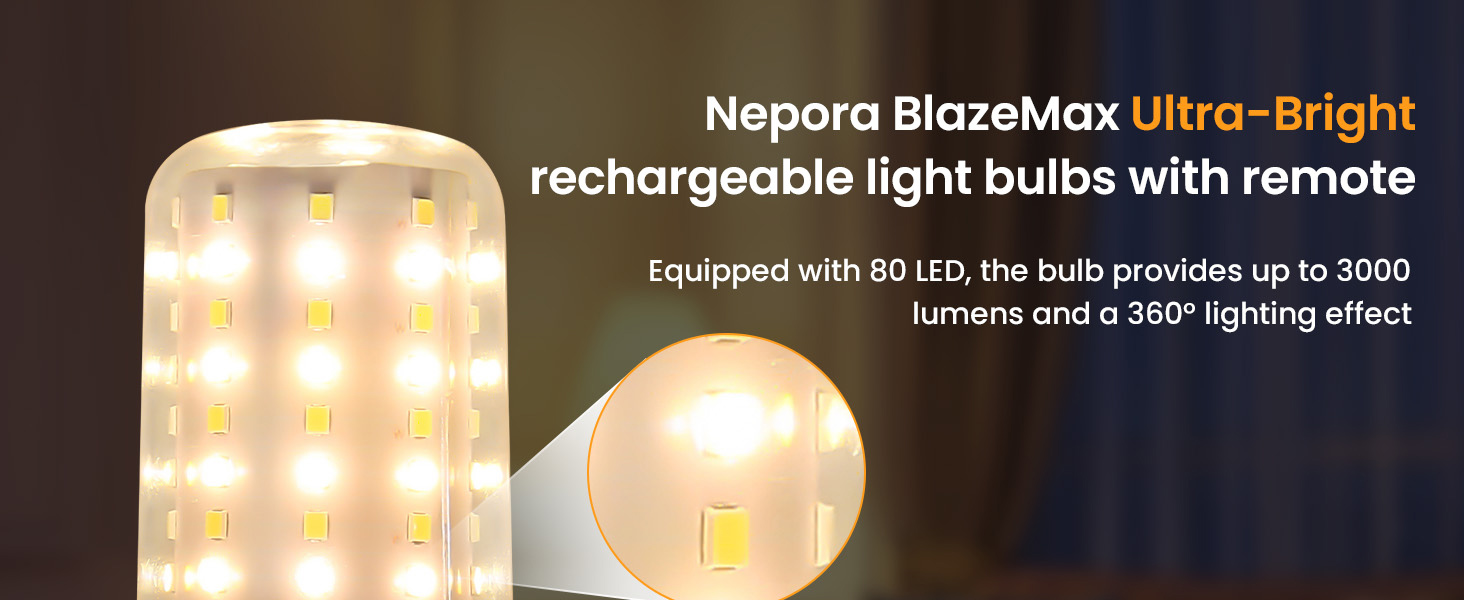 usb rechargeable light bulbs battery powered e26 e27 a19 wireless cordless plugless no wire