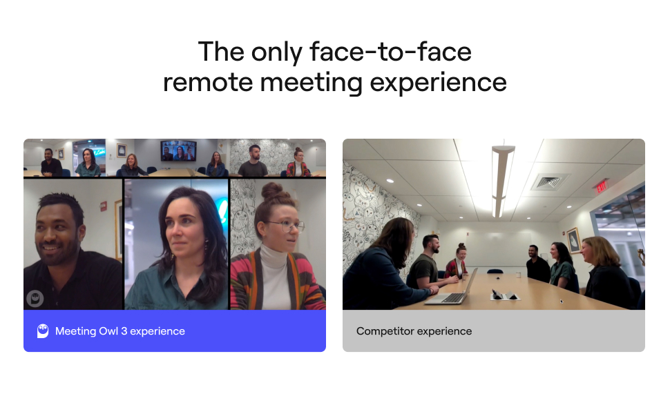 Owl Labs Meeting Owl 3360Degree 1080p HD Conference Room Camera AI