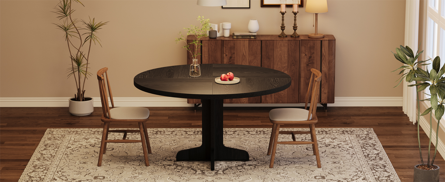 Round Dining Table for 4
