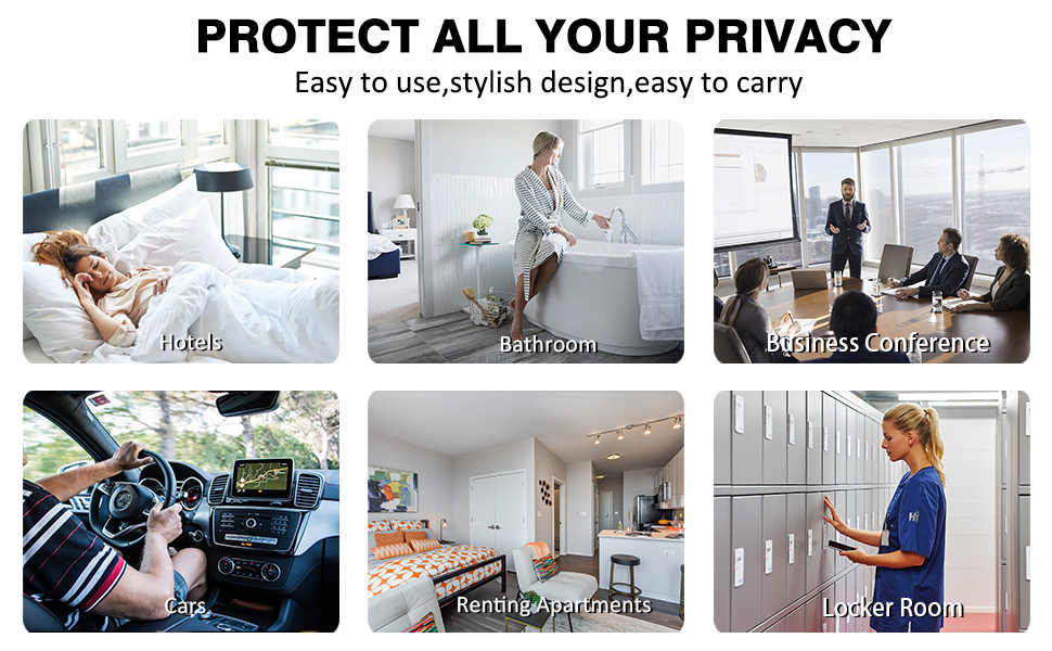 gamvozova Hidden Camera Finder Detectors, Mini Spy Camera