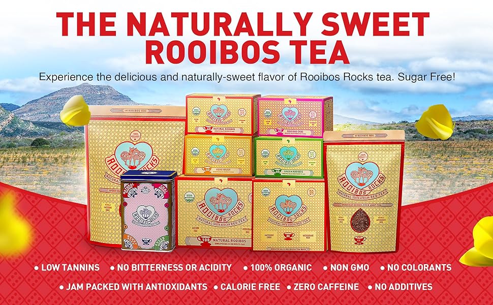 Caffeine Free Green Rooibos Tea Organic 40 Decaf Green Tea