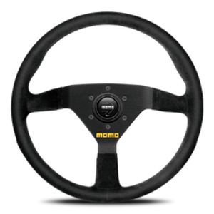 Amazon | MOMO(モモ) ステアリング MOD.78 35パイ BK/スエード M