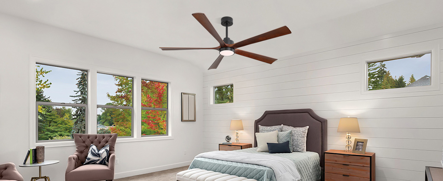 Ceiling Fans with Light and Remote Control