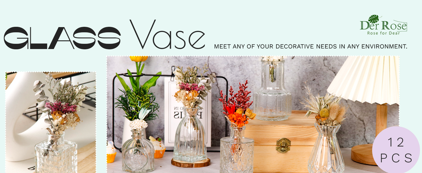 Glass Bud Vases