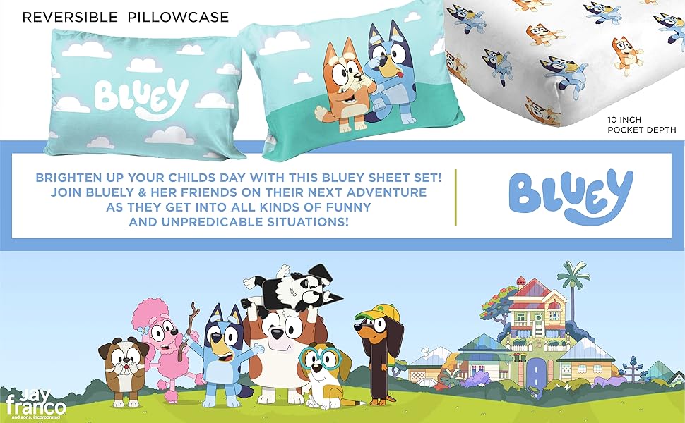 Bluey, Perro, Amigos