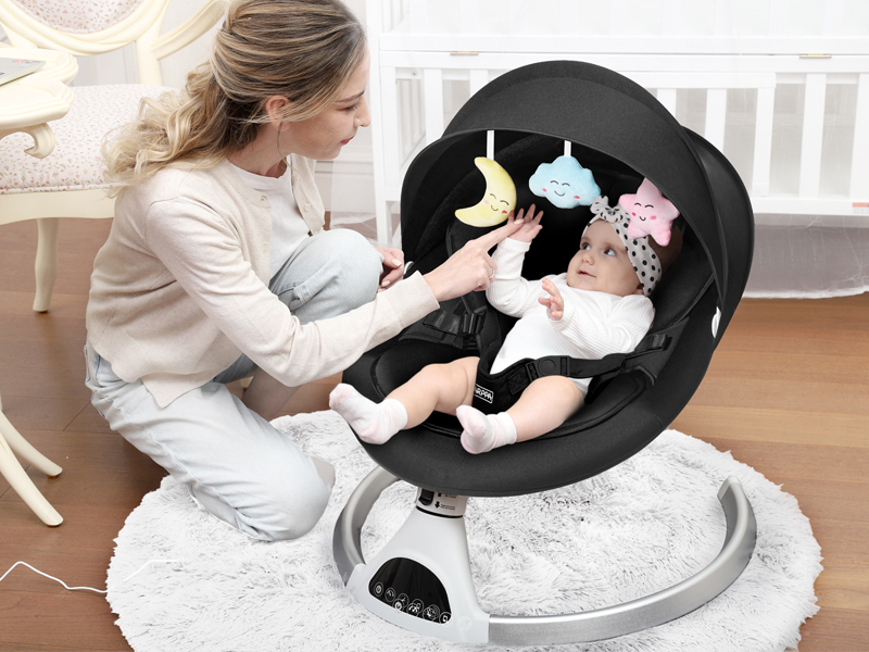 HARPPA Electric Baby Swing for Infants to Toddler, Portable