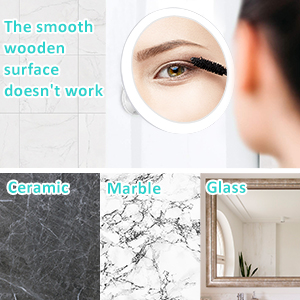 15x mirror with lights