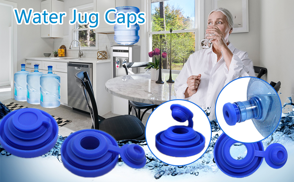 5 Gallon Water Jug Cap, 4 Pack Water Jug Bottle Caps Reusable Food