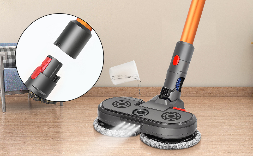 Jajadeal Mop Attachment for Dyson V15 V11 V10 V8 V7 Vacuum Cleaner
